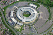 GCHQ Benhall doughnut aerial view