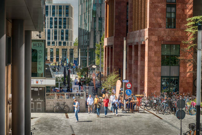 Google HQ in the netherlands, in Amsterdam's Claude Debussylaan in the CBD